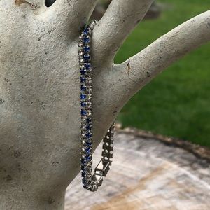 Rhinestone bracelet.